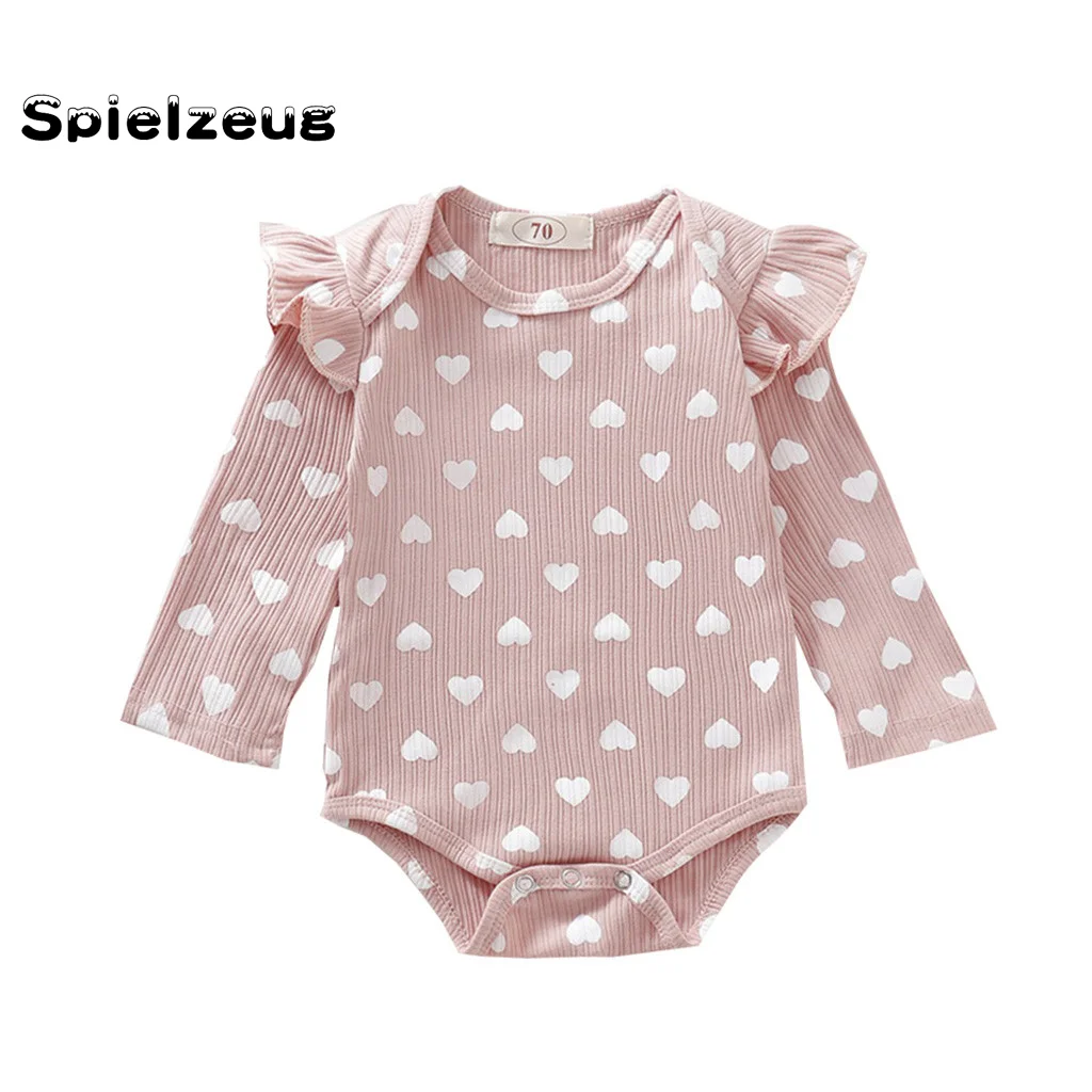 Autumn Newborn Infant Baby Girls Clothes Long Sleeve Ruffles Heart Print Romper Body suit Clothing Casual onesie costume#g4
Autumn Newborn Infant Baby Girls Clothes Long Sleeve Ruffles Heart Print Romper Body suit Clothing Casual onesie costume#g4
