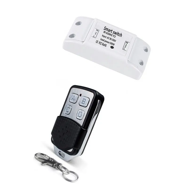 Smart Home Switch RF433 Relay Receiver Module Wireless Remote Control Light Switch DIY Modules 5A 220V for Smart Home Led Light
Smart Home Switch RF433 Relay Receiver Module Wireless Remote Control Light Switch DIY Modules 5A 220V for Smart Home Led Light