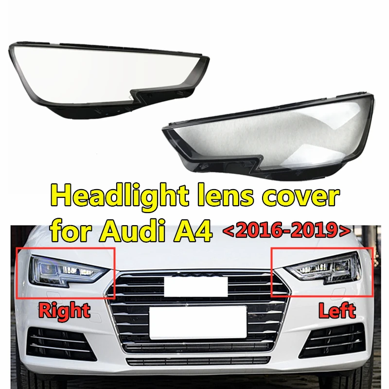 Auto Shells Left And Right Car Front Headlamp Light Covers Frame PC Headlight Lens Cover Fit For Audis A4 B9 2016 2017 2018 2019
Auto Shells Left And Right Car Front Headlamp Light Covers Frame PC Headlight Lens Cover Fit For Audis A4 B9 2016 2017 2018 2019