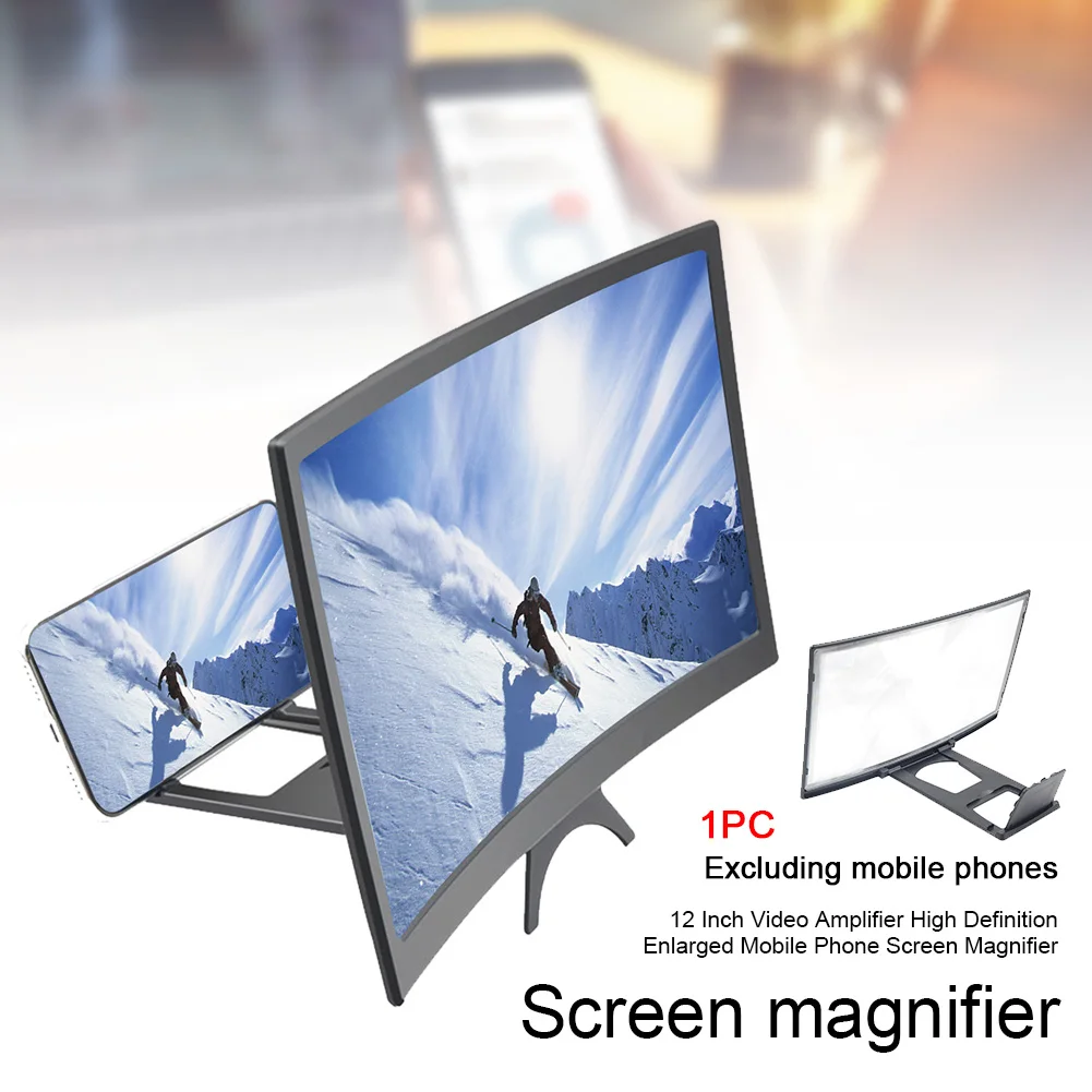 12 Inch Enlarged Bracket Display Mobile Phone Screen Magnifier Stand Video Amplifier Universal High Definition Curved Movie
12 Inch Enlarged Bracket Display Mobile Phone Screen Magnifier Stand Video Amplifier Universal High Definition Curved Movie