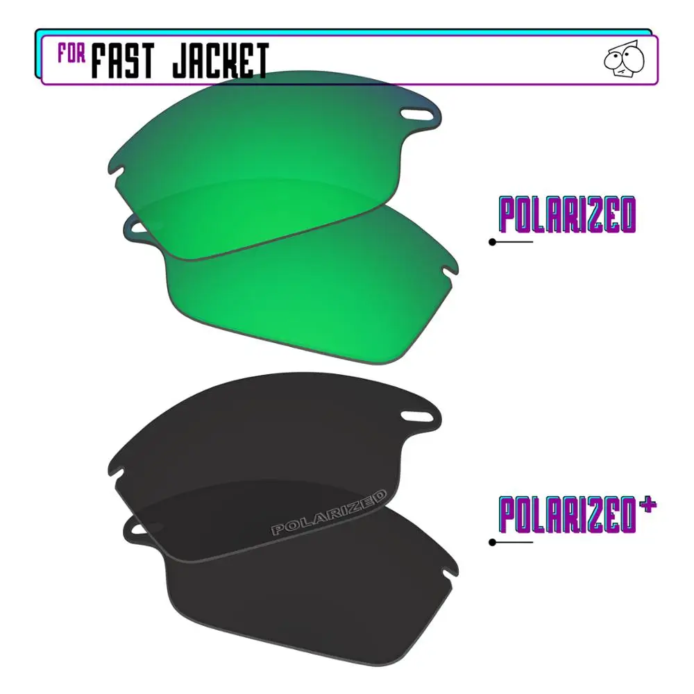 EZReplace Polarized Replacement Lenses for - Oakley Fast Jacket Sunglasses - Black P Plus-Green P
EZReplace Polarized Replacement Lenses for - Oakley Fast Jacket Sunglasses - Black P Plus-Green P