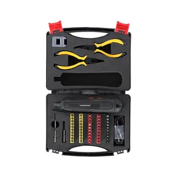 Cordless Electric Screwdriver Kit USB Multi-function Rechargeable Lithium Battery Screwdriver Power Electric Tool Set
Cordless Electric Screwdriver Kit USB Multi-function Rechargeable Lithium Battery Screwdriver Power Electric Tool Set