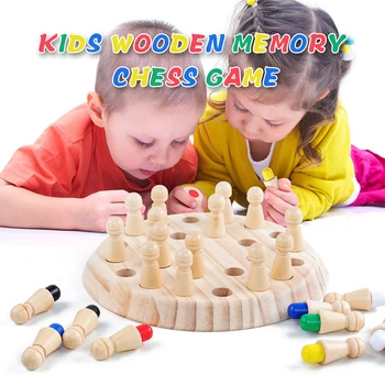 Children's Intelligent Toys Memory Chess Wooden Memory Matchstick Chess Game Memory Developing Chess Family Intellectual Toys
Children's Intelligent Toys Memory Chess Wooden Memory Matchstick Chess Game Memory Developing Chess Family Intellectual Toys