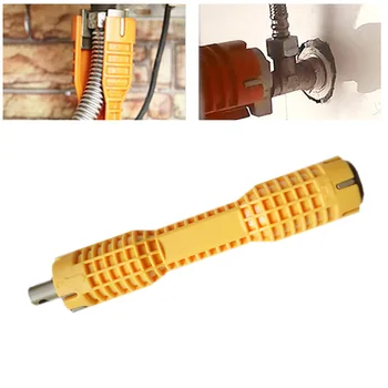 Faucet And Sink Installer Wrench Adjustable Water Pipe Spanner Double Head Water Tap Sink Wrench 360 Plumber Multitools
Faucet And Sink Installer Wrench Adjustable Water Pipe Spanner Double Head Water Tap Sink Wrench 360 Plumber Multitools