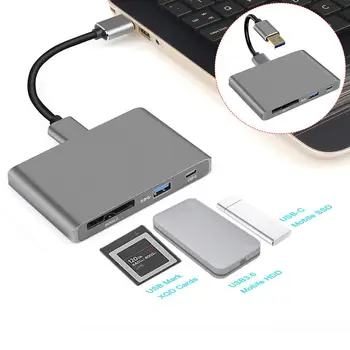 USB 3.0 Hub Type-C To 4K X 2K HDMI Charging Card Reader Adapter For Pro Card Reader Computer Accessories 4.8
USB 3.0 Hub Type-C To 4K X 2K HDMI Charging Card Reader Adapter For Pro Card Reader Computer Accessories 4.8