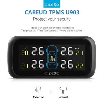 Auto Diagnostic-Tool Careud U903 4 External Sensors Min Sensor Tyre Pressure Monitoring System Car TPMS PSI/BAR LCD Display
Auto Diagnostic-Tool Careud U903 4 External Sensors Min Sensor Tyre Pressure Monitoring System Car TPMS PSI/BAR LCD Display