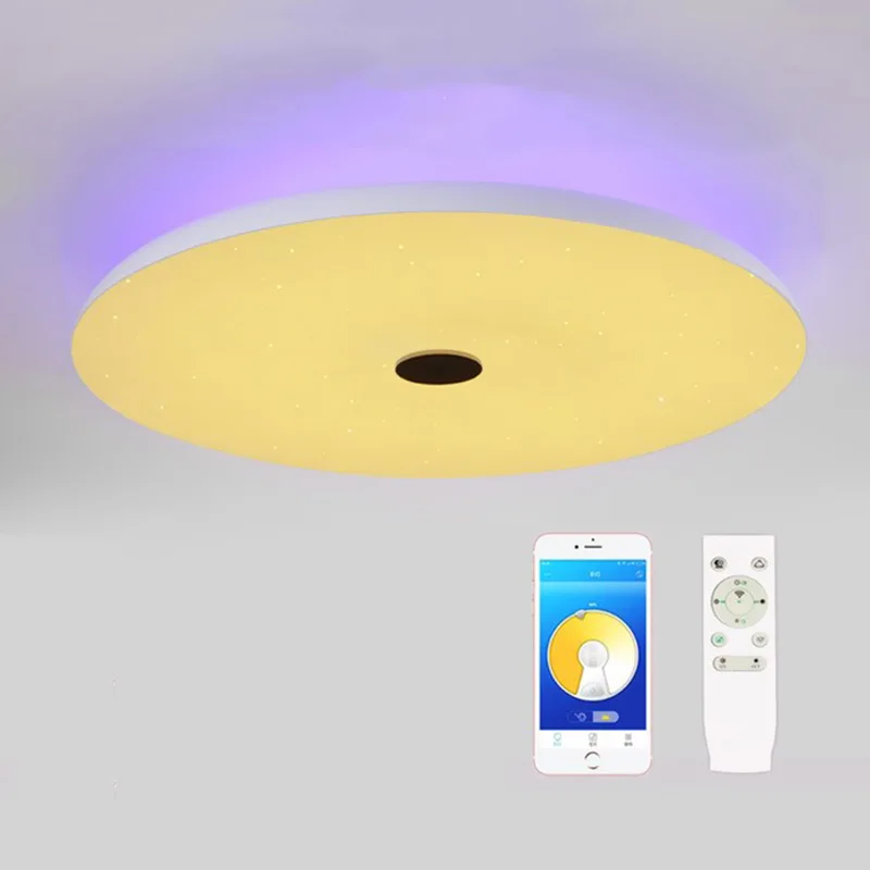 Smart Music LED Ceiling Lights RGB Dimmable 36W 48W 72W APP Remote Control Modern Bluetooth Light Bedroom Ceiling Lamp T3
Smart Music LED Ceiling Lights RGB Dimmable 36W 48W 72W APP Remote Control Modern Bluetooth Light Bedroom Ceiling Lamp T3
