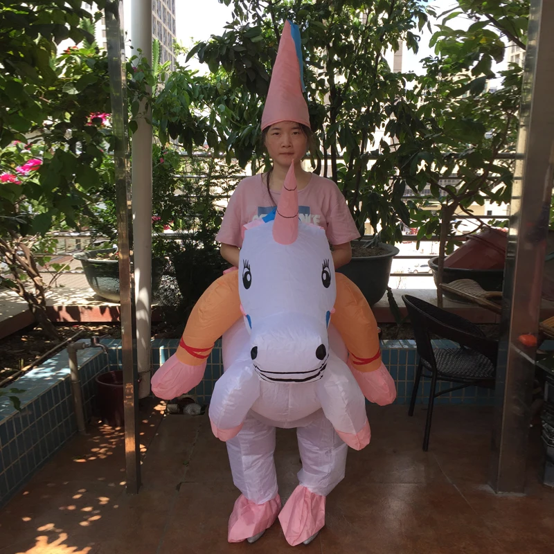 Halloween Carnival Inflatables Pink Unicorn Horse Riding Dress Unicorn Inflatable Costume Cheval Funny Suit
Halloween Carnival Inflatables Pink Unicorn Horse Riding Dress Unicorn Inflatable Costume Cheval Funny Suit