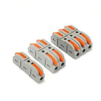 5/10pcs DIY Cable Connectors Push In Universal Wiring Conductor Wire Compact Connection Connector & Set Conductor Terminal
5/10pcs DIY Cable Connectors Push In Universal Wiring Conductor Wire Compact Connection Connector & Set Conductor Terminal