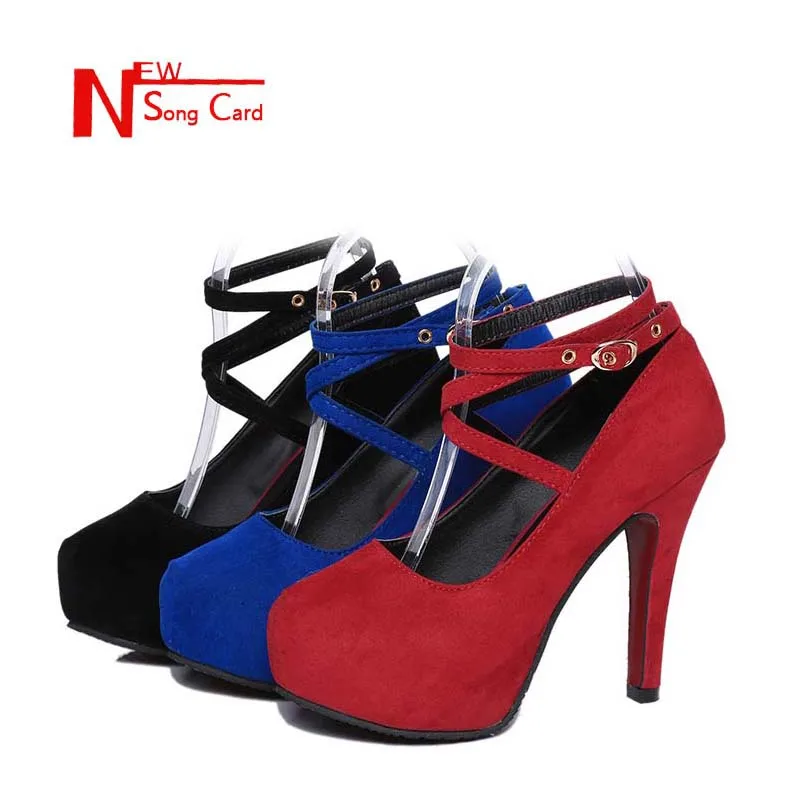 2019 new fashion autumn new large size women's shoes high heels 11 cm black suede wedding shoes waterproof women's wedding
2019 new fashion autumn new large size women's shoes high heels 11 cm black suede wedding shoes waterproof women's wedding