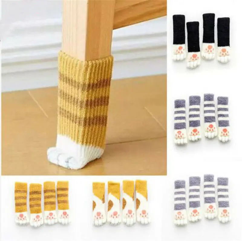 4PCS Set Flooor Protector Chair Leg Cover Socks Protecting Table Foot Covers Dooe Knob Handle Covering Knitting Socks Warm Soft
4PCS Set Flooor Protector Chair Leg Cover Socks Protecting Table Foot Covers Dooe Knob Handle Covering Knitting Socks Warm Soft