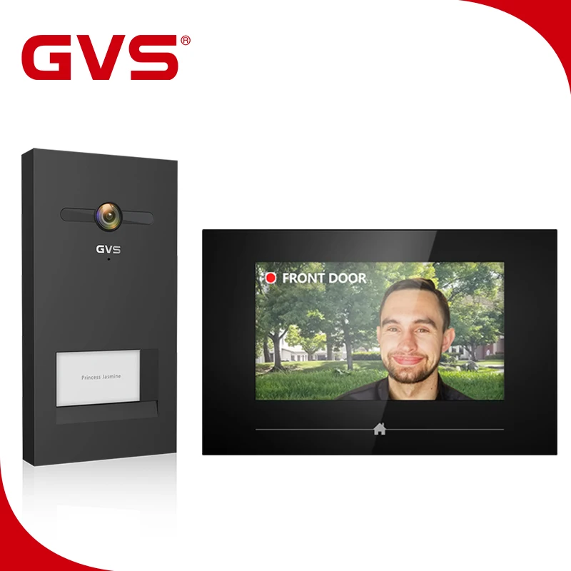 Factory GVS T Series 2 Wire Video Intercom System Video Door Phone Kit with 7'' Indoor Monitor Outdoor Monitor Power Supply
Factory GVS T Series 2 Wire Video Intercom System Video Door Phone Kit with 7'' Indoor Monitor Outdoor Monitor Power Supply
