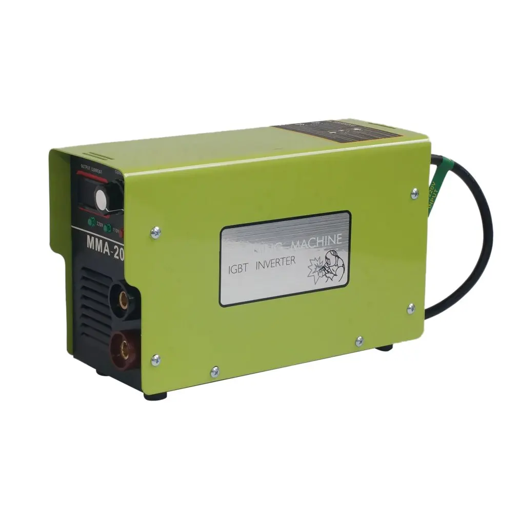 MMA-200 Digital Display DC Inverter ARC Welder 110V IGBT Portable Welding Machine 20-100A For home DIY Repairing
MMA-200 Digital Display DC Inverter ARC Welder 110V IGBT Portable Welding Machine 20-100A For home DIY Repairing