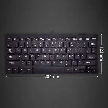 78 Keys Quiet Wired Mini Keyboard Metallie Finish Portable USB Slim Ultra-thin Compact Replacement Multimedia For Laptop PC
78 Keys Quiet Wired Mini Keyboard Metallie Finish Portable USB Slim Ultra-thin Compact Replacement Multimedia For Laptop PC