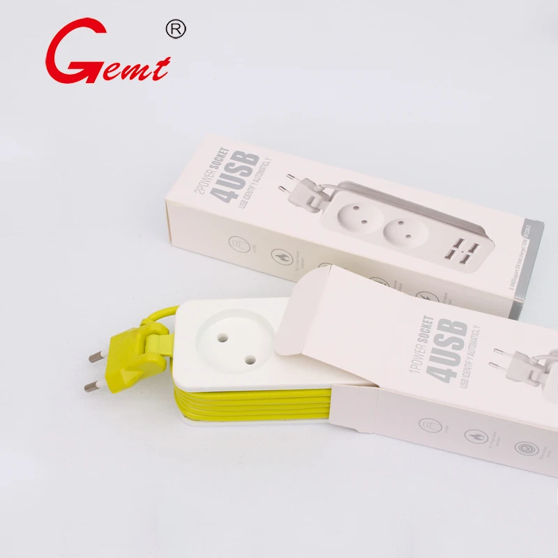 EU 1 2 Electrical Socket Portable Power Strip EU Plug with 4 USB Port QC2.0 Interface Extension Socket Plug with EU For Travel
EU 1 2 Electrical Socket Portable Power Strip EU Plug with 4 USB Port QC2.0 Interface Extension Socket Plug with EU For Travel