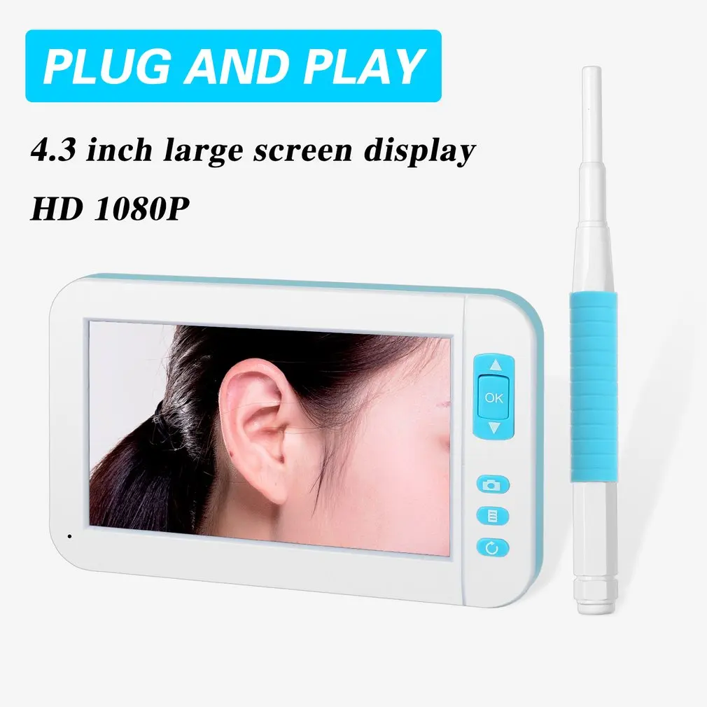 Hd 1080P Ear Cleaner Otoscope Mini Visual Endoscope Wide Screen Handheld Endoscope Borescope Video Inspection For P20
Hd 1080P Ear Cleaner Otoscope Mini Visual Endoscope Wide Screen Handheld Endoscope Borescope Video Inspection For P20