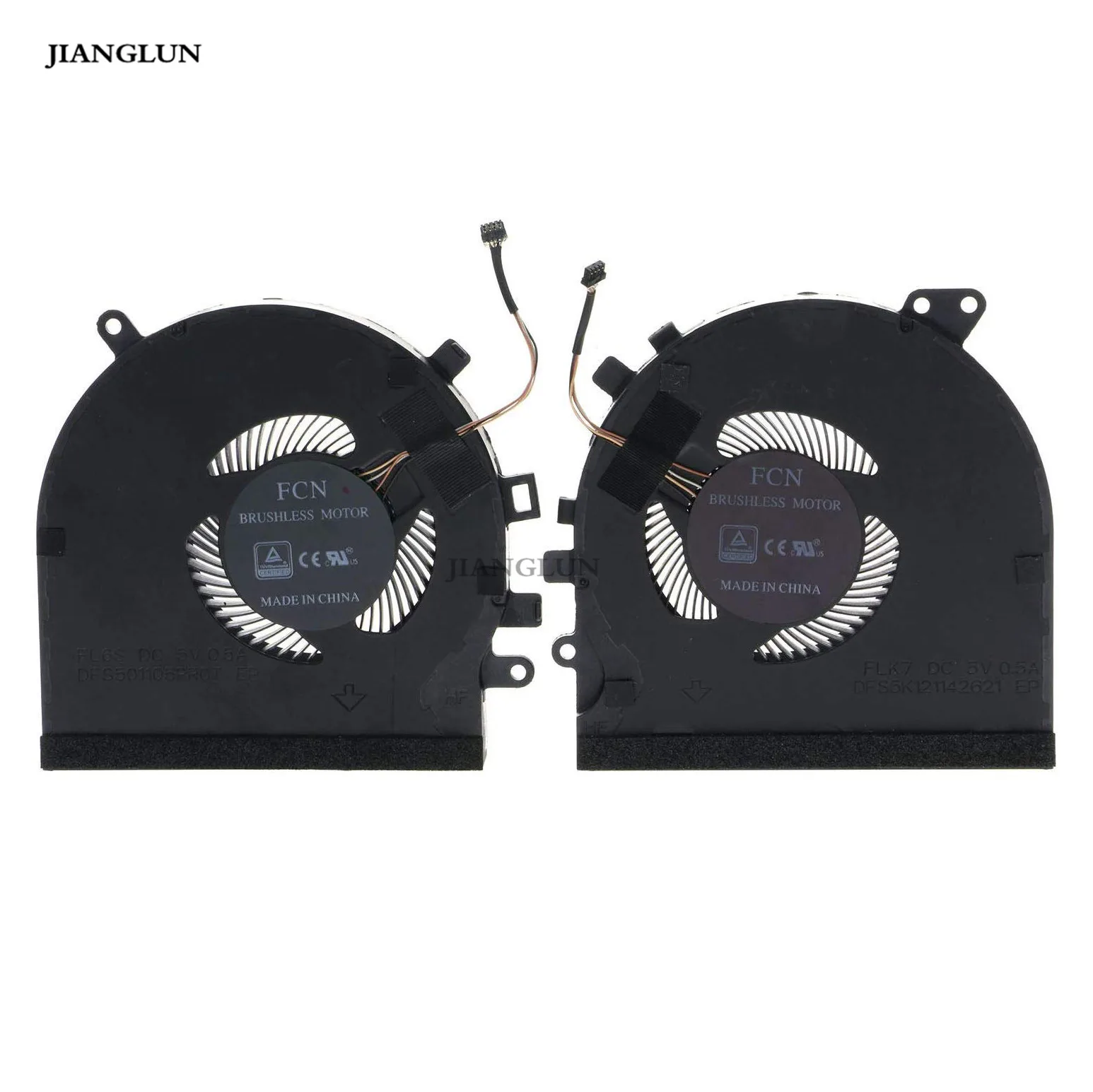 JIANGLUN CPU & GPU Cooling Fan For Razer Blade 15 RZ09-0270 GTX 1060 DFS5K121142621 DFS501105PROT
JIANGLUN CPU & GPU Cooling Fan For Razer Blade 15 RZ09-0270 GTX 1060 DFS5K121142621 DFS501105PROT