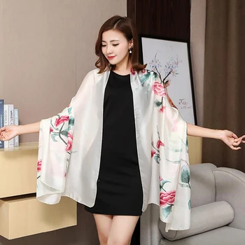 lady scarf women New imitated silk fabric big flower print spring and summer sunscreen thin scarf shawl female
lady scarf women New imitated silk fabric big flower print spring and summer sunscreen thin scarf shawl female