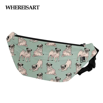 WHEREISART Unisex Puppy Pug Dog Print Waist Bag for Men Women Cute Fanny Pack Stylish Travelling Phone Money Belt Bags
WHEREISART Unisex Puppy Pug Dog Print Waist Bag for Men Women Cute Fanny Pack Stylish Travelling Phone Money Belt Bags