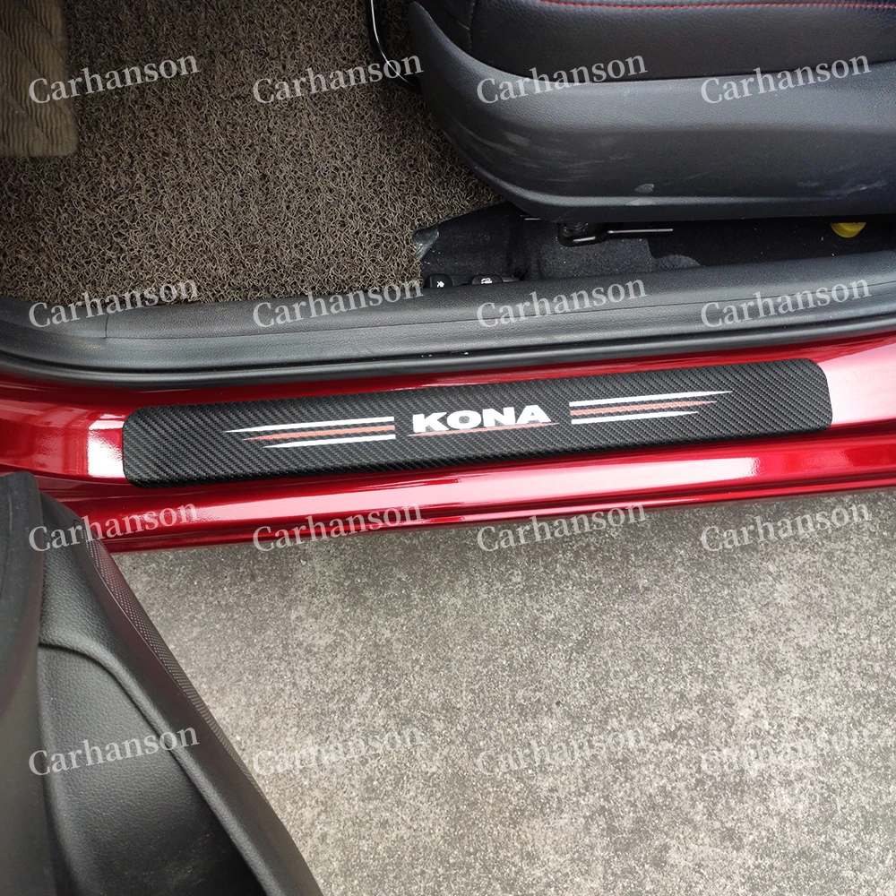 Car Styling Carbon Fibre Texture Leather PU For Hyundai Kona pedals Door Sill Trim Accessories Auto Sticker Protector 2020 2017 
Car Styling Carbon Fibre Texture Leather PU For Hyundai Kona pedals Door Sill Trim Accessories Auto Sticker Protector 2020 2017
