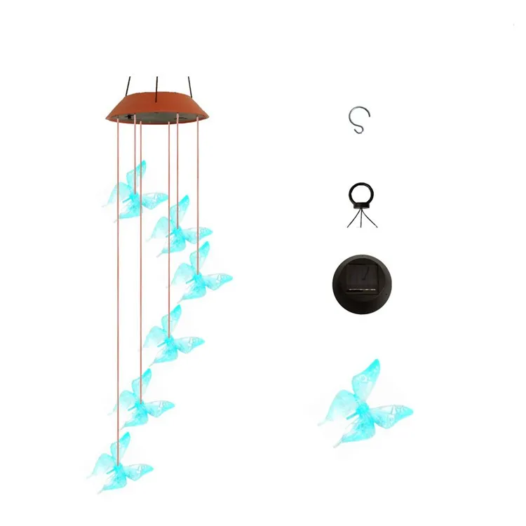 Amazon Hot Selling Christmas Holiday Solar Hummingbird Butterfly Particle Sphere Wish Bottle Colorful Color Changing Wind Chime
Amazon Hot Selling Christmas Holiday Solar Hummingbird Butterfly Particle Sphere Wish Bottle Colorful Color Changing Wind Chime