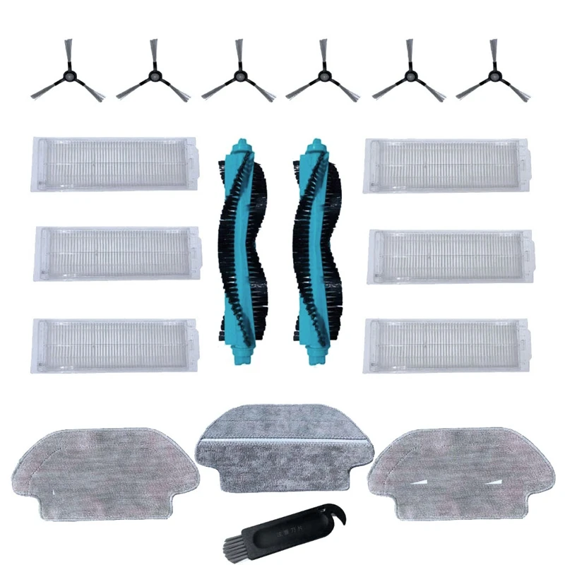 Replacement Rags Brush Hepa Filter for Viomi V2 Pro V3 Se V-Rvclm26B Vacuum-Mop P V-Rvclm21B Stytj02Ym Conga 3490 | Бытовая техника