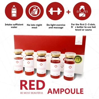 10ml Korean Red Ampoule Weight Loss lipolysis lipid hyaluronic acid solution body liposuction lipolysis for mesotherapy injectio
10ml Korean Red Ampoule Weight Loss lipolysis lipid hyaluronic acid solution body liposuction lipolysis for mesotherapy injectio