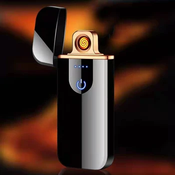 USB Mini Charging Lighter Smart Windproof Touch Sensor Induction Rechargeable Electronic Cigarette Ultra-thin Metal Men Gifts
USB Mini Charging Lighter Smart Windproof Touch Sensor Induction Rechargeable Electronic Cigarette Ultra-thin Metal Men Gifts