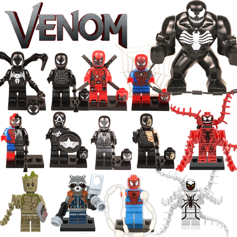 41pcs/lot Marvel Compatible Legoing Building Block Figures Bricks Iron Man Avengers 4 WASP Hulk Venom Star wars Child toys Gift
41pcs/lot Marvel Compatible Legoing Building Block Figures Bricks Iron Man Avengers 4 WASP Hulk Venom Star wars Child toys Gift
