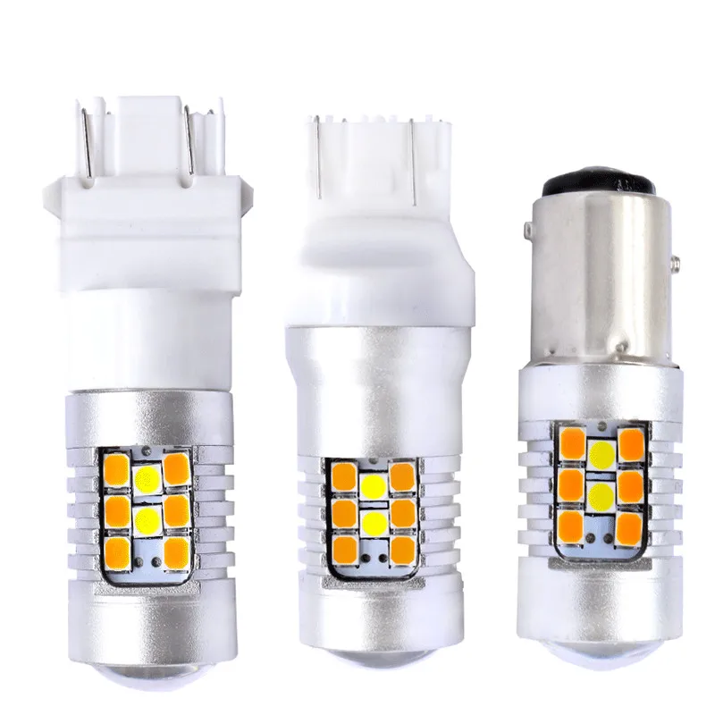 2pcs/lot 3030 28leds Turn Signal Lights Brake Lights Reversing (backup) Lights Dual Color White & Yellow 7443/1157/3157 
2pcs/lot 3030 28leds Turn Signal Lights Brake Lights Reversing (backup) Lights Dual Color White & Yellow 7443/1157/3157