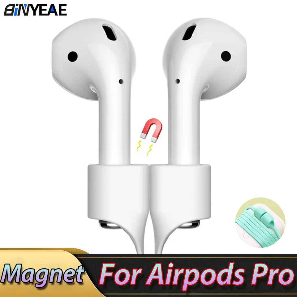 For Apple Airpods Pro Anti-Lost Earphone Strap Magnetic Earhook Silicone String 2 1 Magnet Anti Lost Accessories | Электроника
