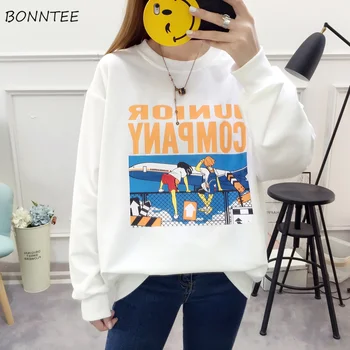 Hoodies Women Plus Size Trendy Loose Students Cute Cartoon Letter Printed Womens Pullover Full Sleeve O-neck Ladies Sweatshirts 
Hoodies Women Plus Size Trendy Loose Students Cute Cartoon Letter Printed Womens Pullover Full Sleeve O-neck Ladies Sweatshirts