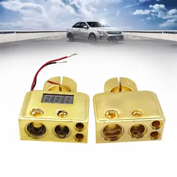 12V Gold Digital Display Positive Negative Car Battery Terminal Connector Clamp Battery Terminal Connector Car Accessories
12V Gold Digital Display Positive Negative Car Battery Terminal Connector Clamp Battery Terminal Connector Car Accessories
