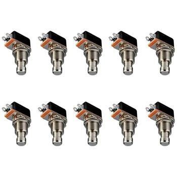 TOP!-Guitar Effects Pedal Box Momentary SPST Button Stomp Foot Switch Push Button Pack of 10
TOP!-Guitar Effects Pedal Box Momentary SPST Button Stomp Foot Switch Push Button Pack of 10