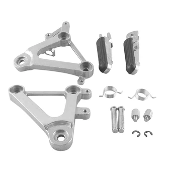 Motorcycle Front Rider Foot Pegs Footrest Brackets for Honda CBR400 1988 1989 NC23 Aluminum Alloy
Motorcycle Front Rider Foot Pegs Footrest Brackets for Honda CBR400 1988 1989 NC23 Aluminum Alloy