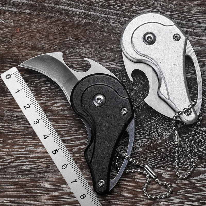 HS Tools Multi-function Stainless Steel Small Claw Knife High Hardness Folding Knife Outdoor Survival Mini Folding Knife
HS Tools Multi-function Stainless Steel Small Claw Knife High Hardness Folding Knife Outdoor Survival Mini Folding Knife