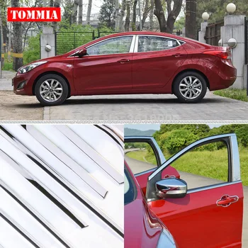 TOMMIA Full Window Middle Pillar Molding Sill Trim Chromium Styling Strips Stainless Steel For Hyundai Elantra 2012-2016
TOMMIA Full Window Middle Pillar Molding Sill Trim Chromium Styling Strips Stainless Steel For Hyundai Elantra 2012-2016