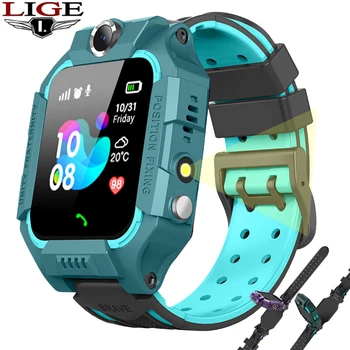 LIGE Smart Watch for Children LBS Position Tracker Waterproof Baby Watch SOS one Button for help Kids smartwatch Children's gift
LIGE Smart Watch for Children LBS Position Tracker Waterproof Baby Watch SOS one Button for help Kids smartwatch Children's gift