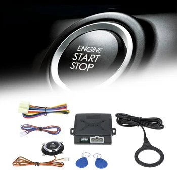 TOSPRA 12V Car Alarm Car Start Stop Button Engine Push RFID Lock Keyless entry System Door auto Button central locking security
TOSPRA 12V Car Alarm Car Start Stop Button Engine Push RFID Lock Keyless entry System Door auto Button central locking security