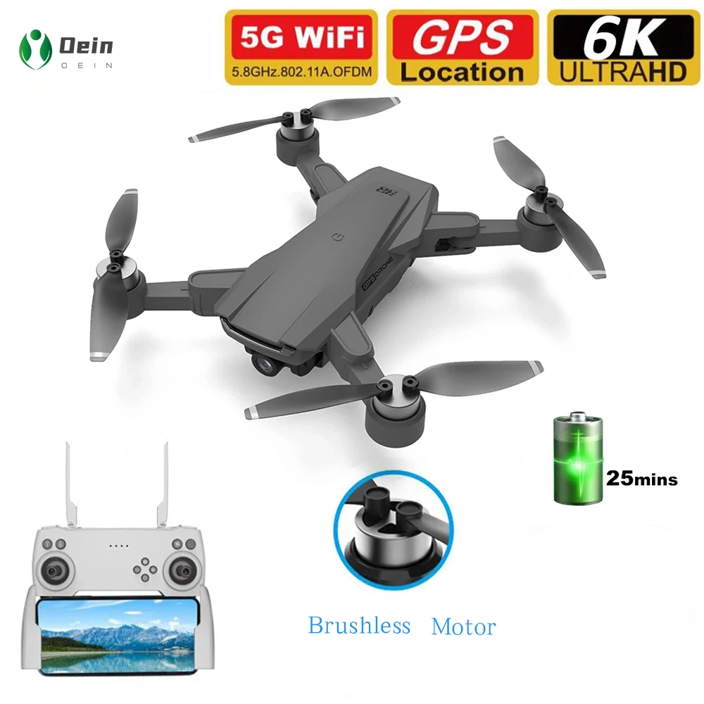 ICamera3 GPS Drone with HD Camera 6K 5G WIFI FPV 25mins Long Distance RC Quadcopter Professional Dron PK SG907
ICamera3 GPS Drone with HD Camera 6K 5G WIFI FPV 25mins Long Distance RC Quadcopter Professional Dron PK SG907