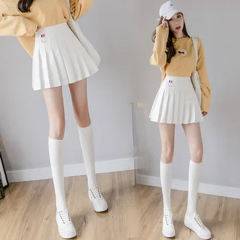 Pleated Skirt Woman 2020 High Waist A A-line Skirt White Black Student School Wind Half-body Skirt Short Culotte Mini A-line
Pleated Skirt Woman 2020 High Waist A A-line Skirt White Black Student School Wind Half-body Skirt Short Culotte Mini A-line