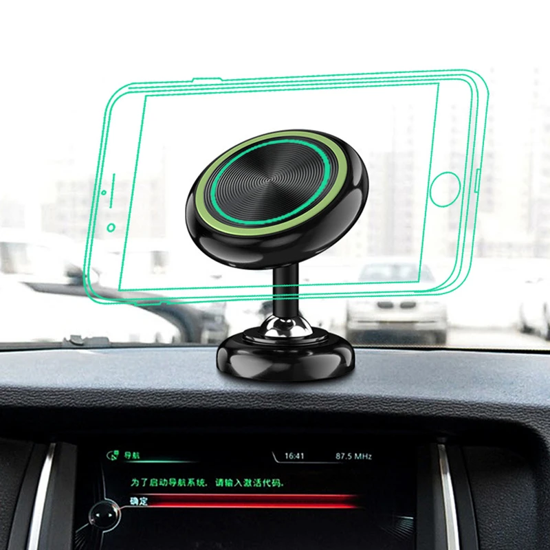 360 Luminous Metal Car Phone Holder Double Ring Rotating Universal Magnetic Car Phone Bracket For Car Interior Accessories
360 Luminous Metal Car Phone Holder Double Ring Rotating Universal Magnetic Car Phone Bracket For Car Interior Accessories