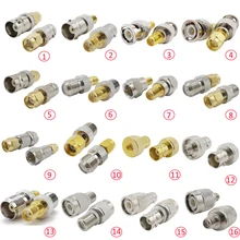 1 pces sma para bnc tnc f tipo conector do adaptador de rf tomada wifi antena rf conversor para sdr rádio cctv presunto uv câmera eletrônica(China)
