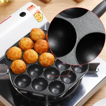 Kitchen Tools Baking Mold BBQ Accessory Durable Easy Clean Takoyaki Pan Cooking Tool Restaurant 18 Holes Quail Eggs Non Stick
Kitchen Tools Baking Mold BBQ Accessory Durable Easy Clean Takoyaki Pan Cooking Tool Restaurant 18 Holes Quail Eggs Non Stick