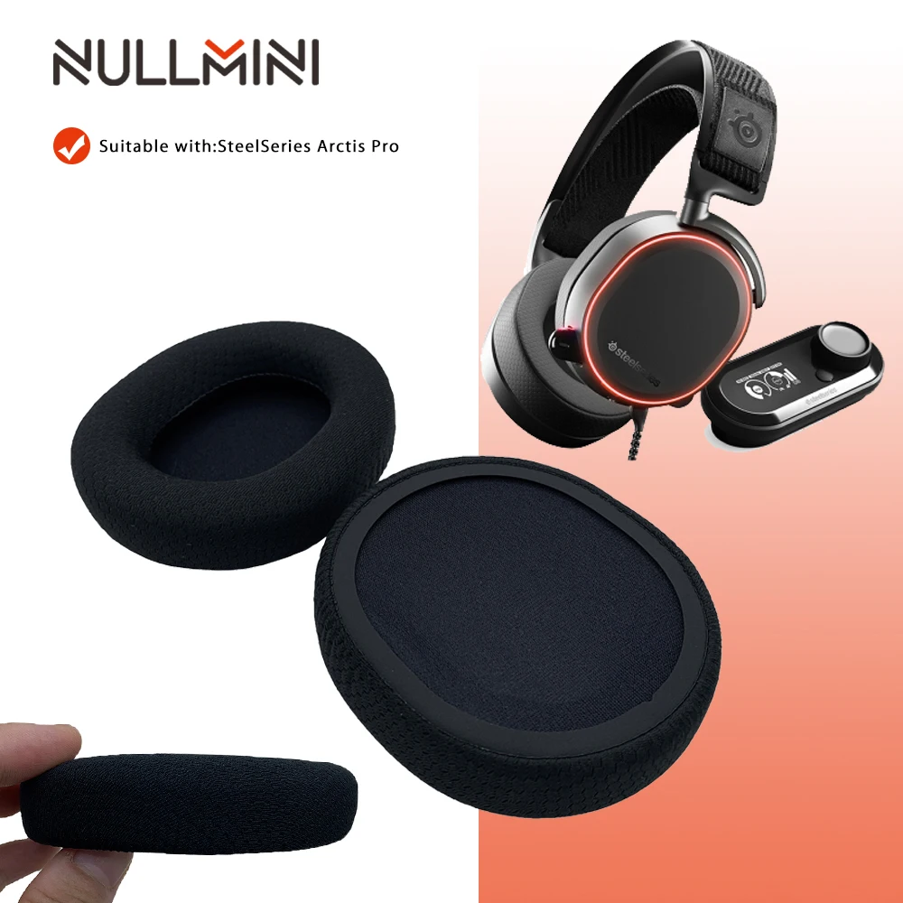 Сменные амбушюры NullMini для игровых наушников SteelSeries Arctis Pro кожаный рукав наушники наушники|Аксессуары