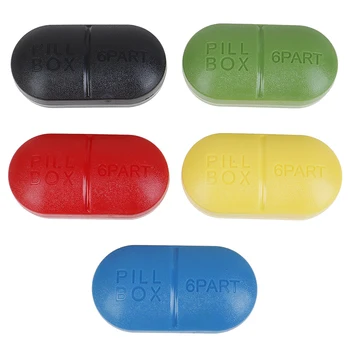 1PCS Portable Mini 6 Compartment Travel Pill Box Organizer Gum Pill Box Case Tablet Medicine Storage Dispenser Holder Cases
1PCS Portable Mini 6 Compartment Travel Pill Box Organizer Gum Pill Box Case Tablet Medicine Storage Dispenser Holder Cases