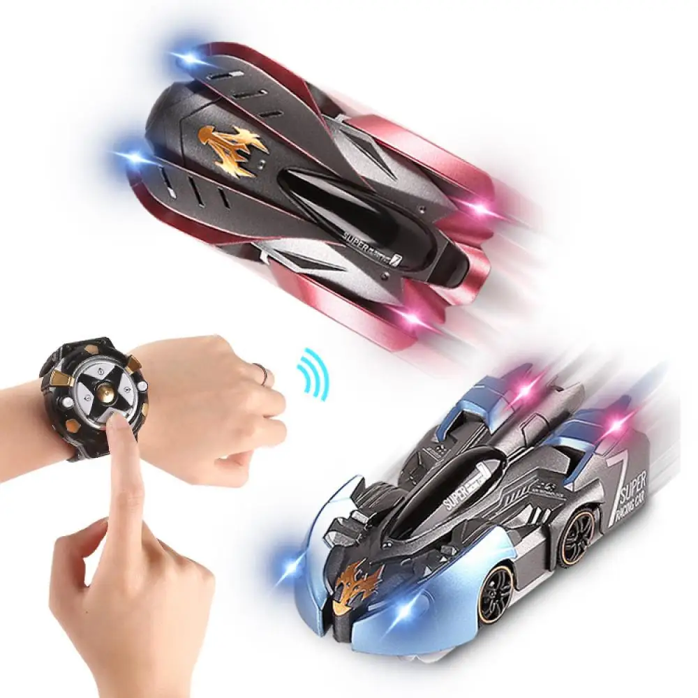 Electric 360 Rotating Stunt Anti Gravity 4 Channels Mini Wall Climbing Rc Car Watch Remote Control with Led Light Toys for Boys
Electric 360 Rotating Stunt Anti Gravity 4 Channels Mini Wall Climbing Rc Car Watch Remote Control with Led Light Toys for Boys