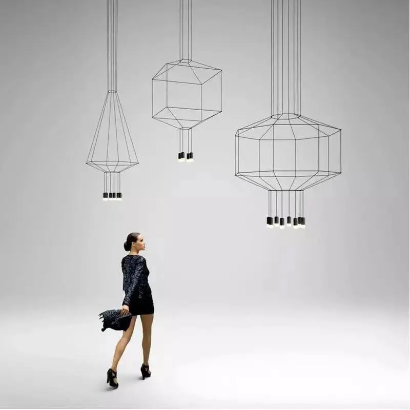 Nordic Designer Line Modern Light Pendant Modelling Lighting Restaurant Bar Hall Hanging Lamp for Form Luminaire Industriel
Nordic Designer Line Modern Light Pendant Modelling Lighting Restaurant Bar Hall Hanging Lamp for Form Luminaire Industriel