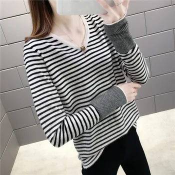 Room 156093, 6 row under 2 】 to film new striped v-neck pullovers 39
Room 156093, 6 row under 2 】 to film new striped v-neck pullovers 39