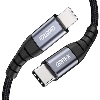 USB C to Lighting Cable 4ft Nylon Braided Type C to Lighting Cable Supports Power Delivery for iPhone SE /11/11 Pro/11 Pro Max/X 
USB C to Lighting Cable 4ft Nylon Braided Type C to Lighting Cable Supports Power Delivery for iPhone SE /11/11 Pro/11 Pro Max/X